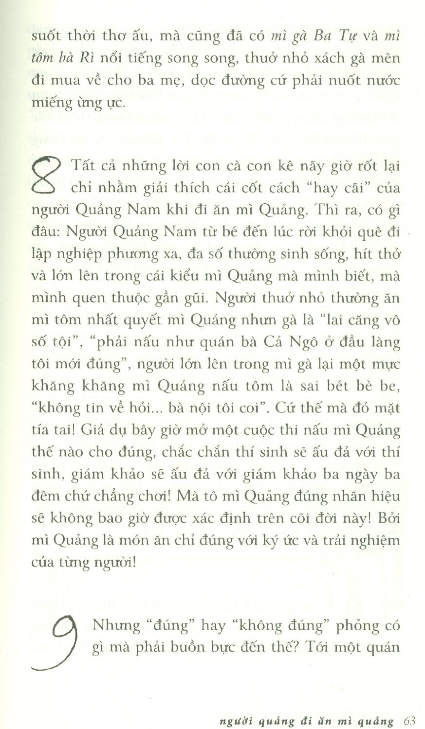 Người Quảng Đi Ăn Mì Quảng (Tái Bản)