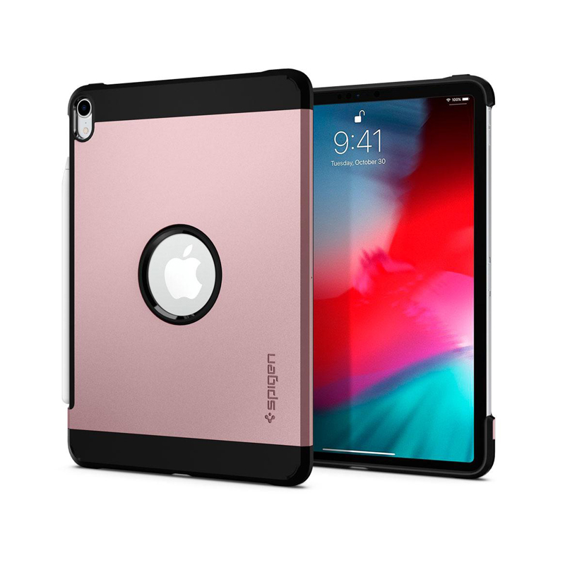 Ốp lưng cho iPad Pro 11 2018 Spigen Tough Armor - Hàng chính hãng