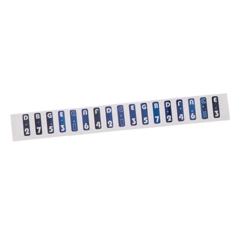 African Kalimba Thumb Piano Note Sticker for Beginner Musical Gift