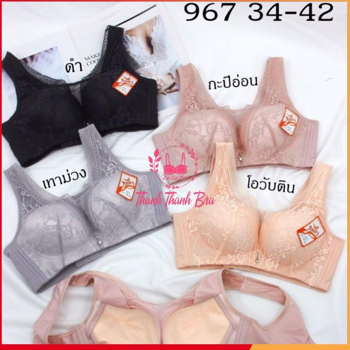 Áo lót thái lan 967 – Áo lót bigsize không gọng, mút mỏng
