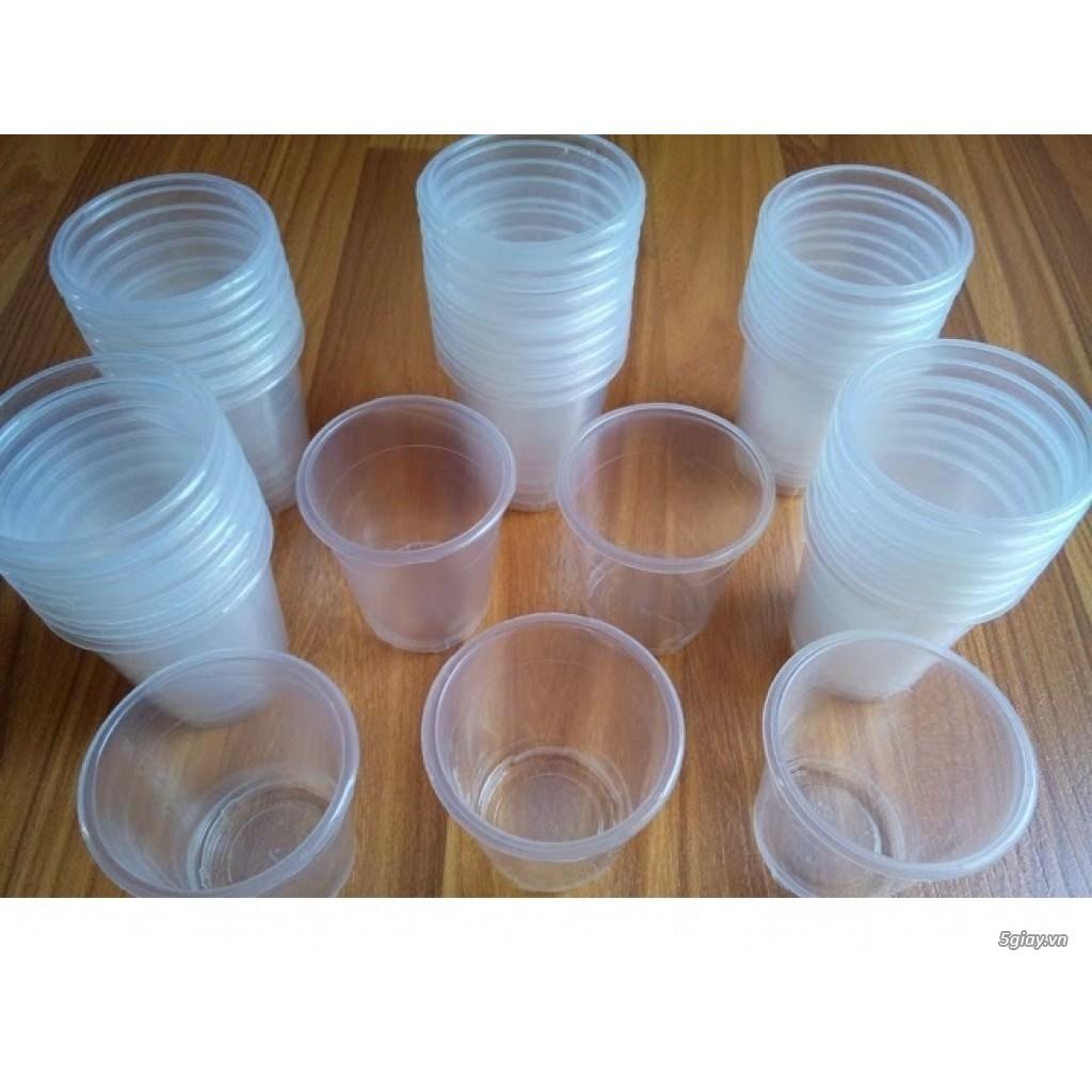 50c cốc nhựa có nắp dùng 1 lần đủ size