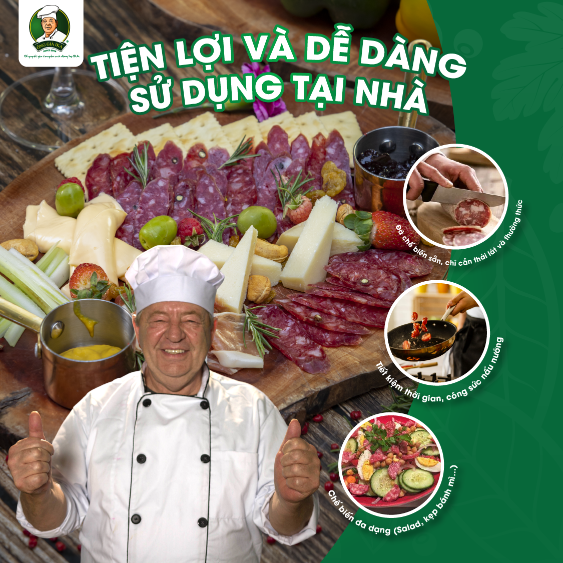 [Chỉ Giao Hà Nội] Salami lên men Hercules 180g