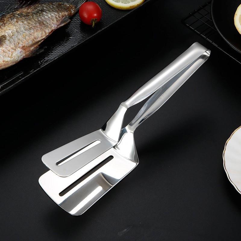 KẸP INOX GẮP NÓNG THỨC ĂN - XẺNG LẬT ĐỒ CHIÊN RÁN, KẸP BÍT TẾT