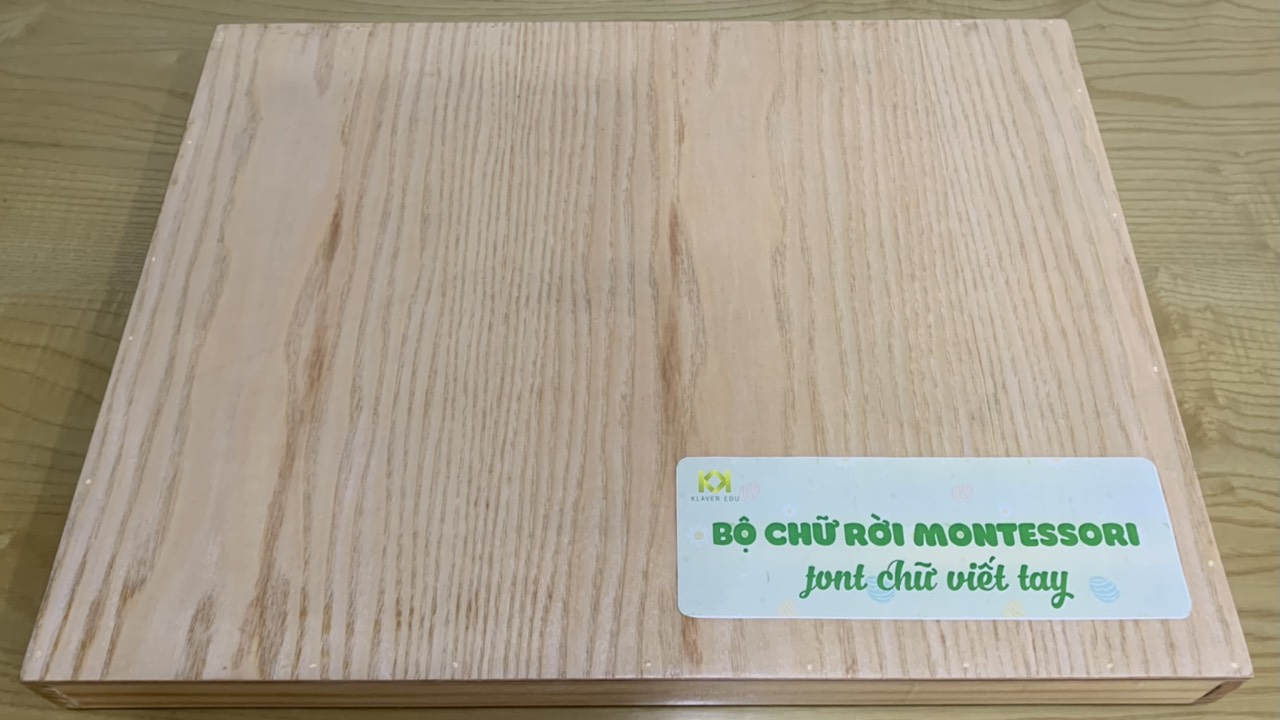 Bộ chữ di động - chữ viết tay tiếng Việt  theo Montessori