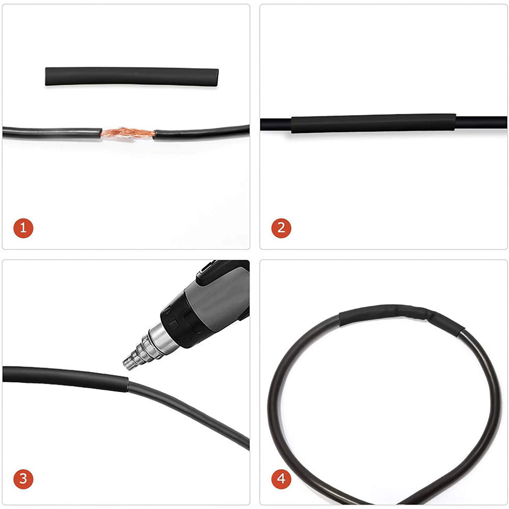 580 cái Chiếc ống co nhiệt cách điện chất liệu polyolefin, có đóng hộp, giá tốt đế cầu chì