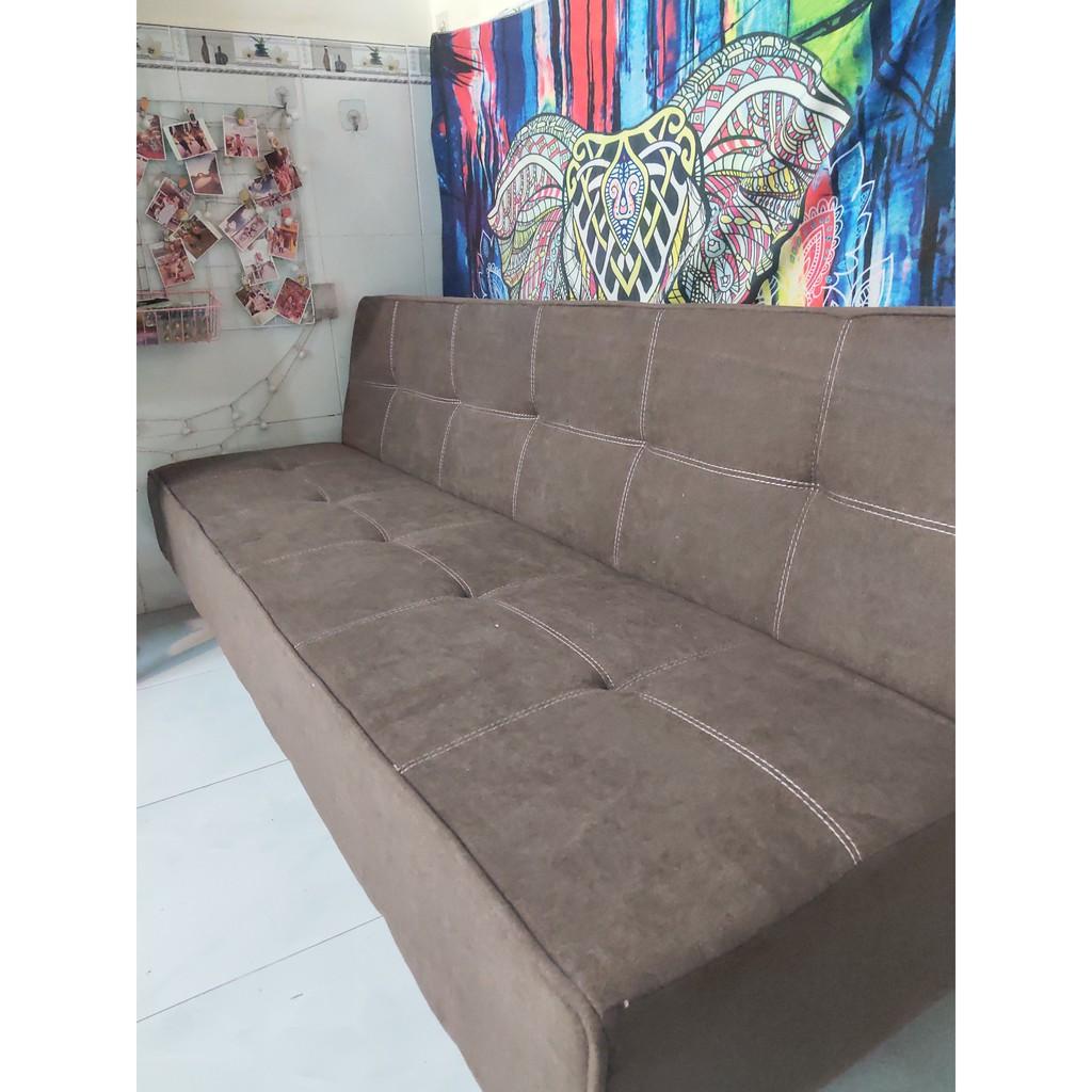 Sofa bed /sofa giường màu nâu . Kích thước 170 x 86 x 38 cm.