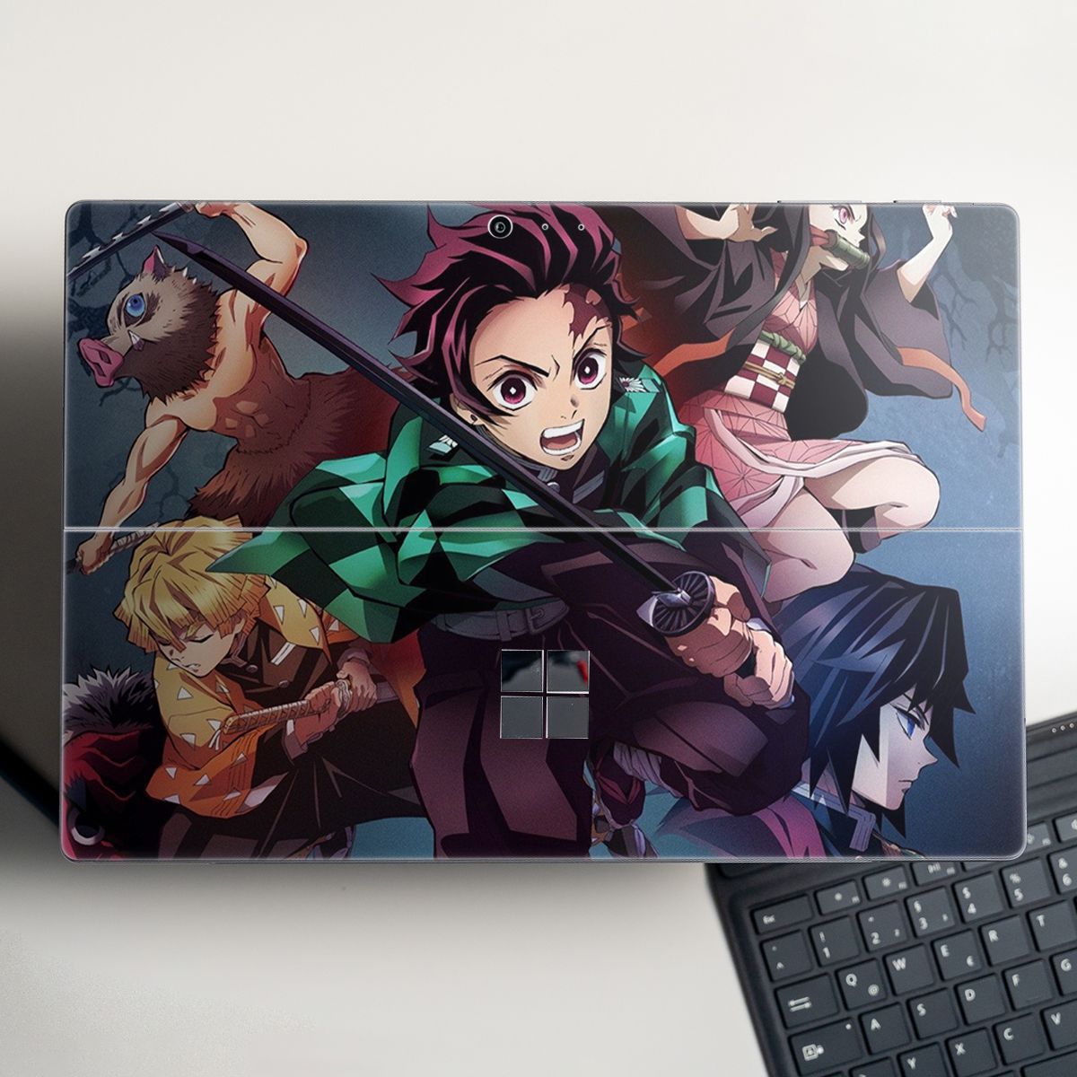 Skin dán hình Kimetsu No Yaiba cho Surface Go, Pro 2, Pro 3, Pro 4, Pro 5, Pro 6, Pro 7, Pro X