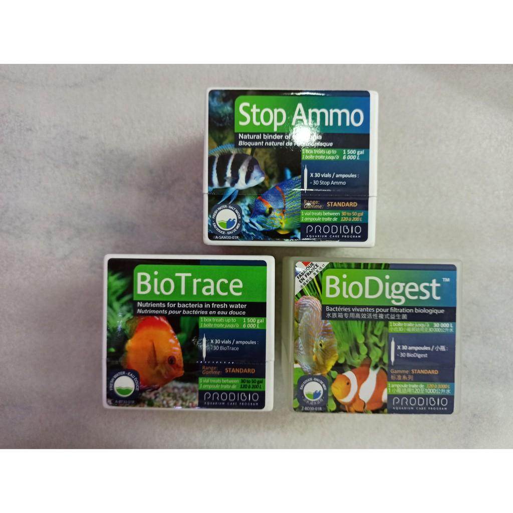 Vi sinh sống Prodibio Bio Digest - PRODIBIO BIOTRACE - Bio STOP AMMO - Vi sinh cao cấp cho hồ thủy sinh - nước mặn