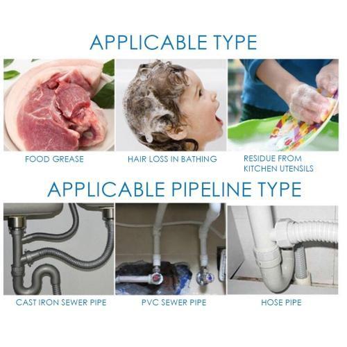 Bột Thông Cống Thông Ống Nước nhà cửa Siêu Mạnh Phân Hủy Chất Hữu Cơ - bộ 3 lọ - AsiaMart