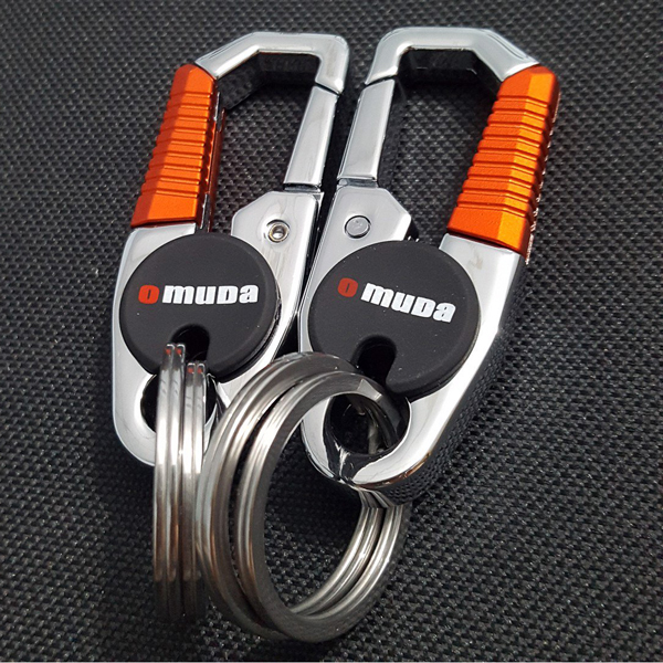 Bộ 2 Móc Khóa Omuda 3747 Móc Khóa Ô Tô Gài Thắt Lưng Cao Cấp