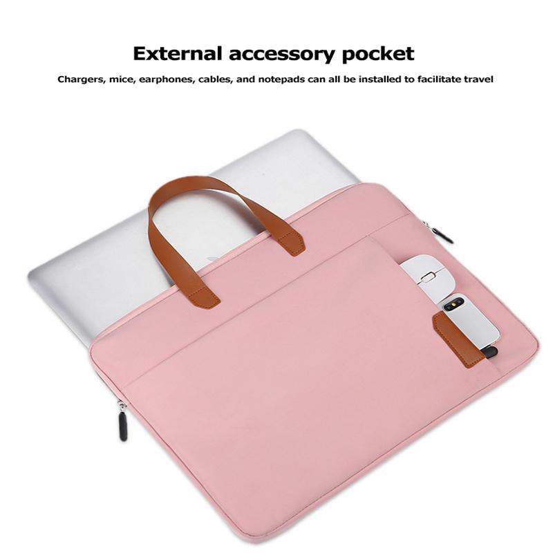 Thời Trang Nữ Túi Xách Tay Túi Laptop Tập Tin Túi Cho MacBook Air Pro 13 14 15 15.6 Inch Huawei Pro Xiaomi Tay máy Tính Xách Tay Ốp Lưng