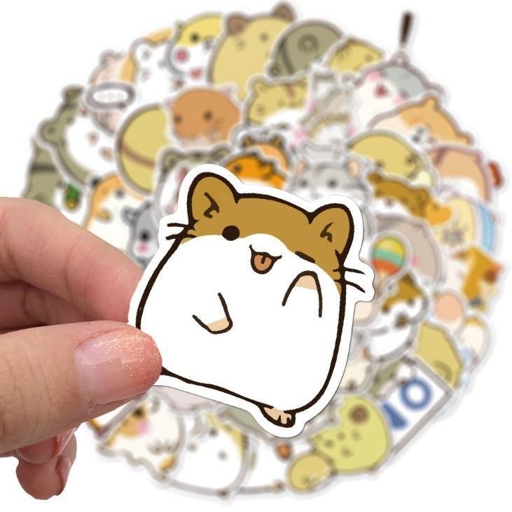 Sticker dán cao cấp CHUỘT HAMSTER Cực COOL ms#160