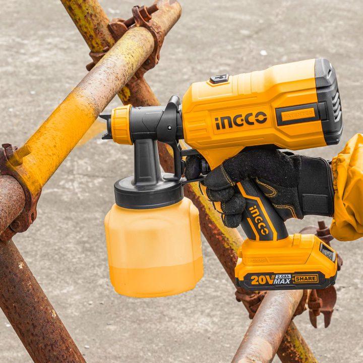 MÁY PHUN SƠN DÙNG PIN 20V (KHÔNG KÈM PIN VÀ SẠC) INGCO CSGLI2003 - HÀNG CHÍNH HÃNG