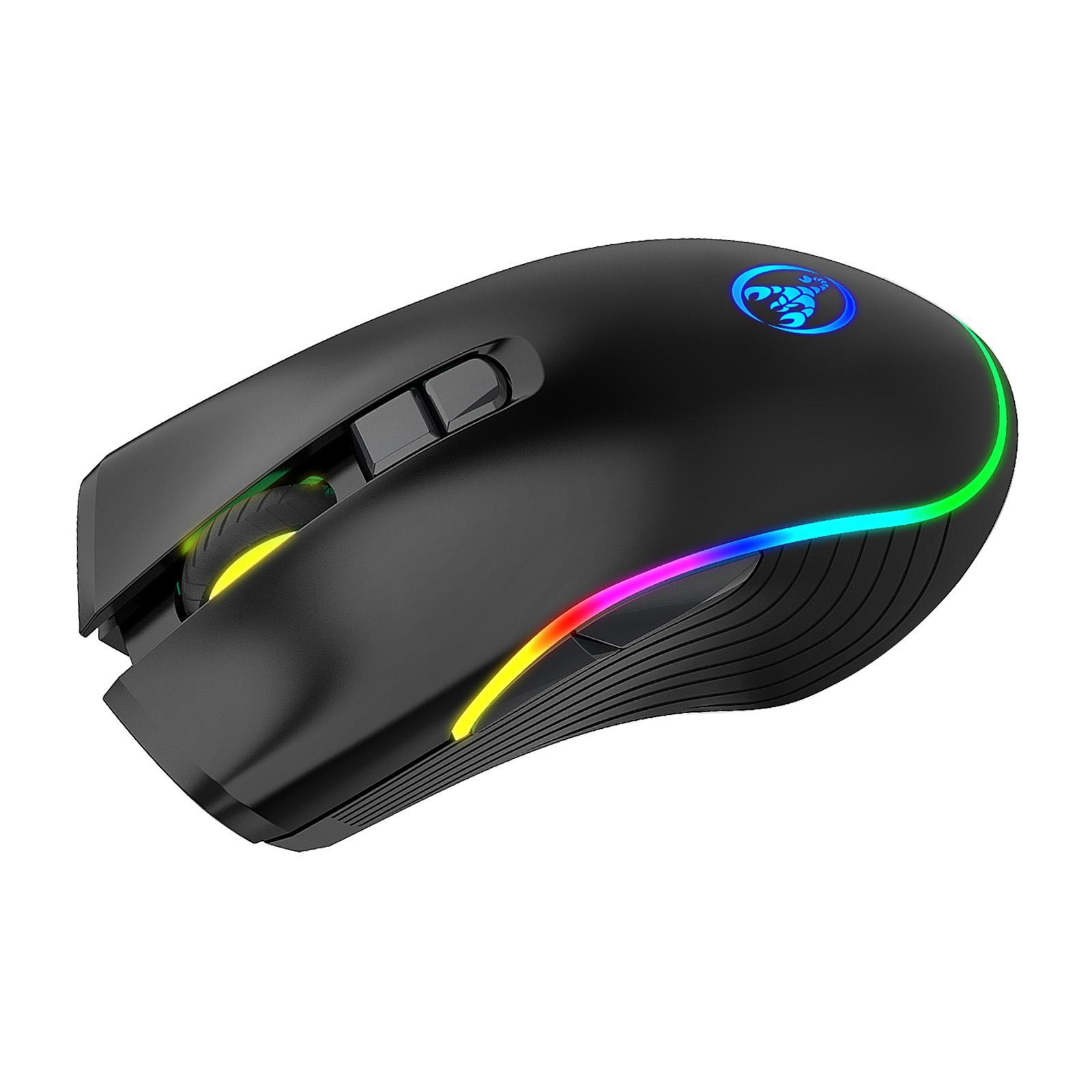 Rechargeable 2. Computer Gaming Mouse Optical Mice with USB Receiver