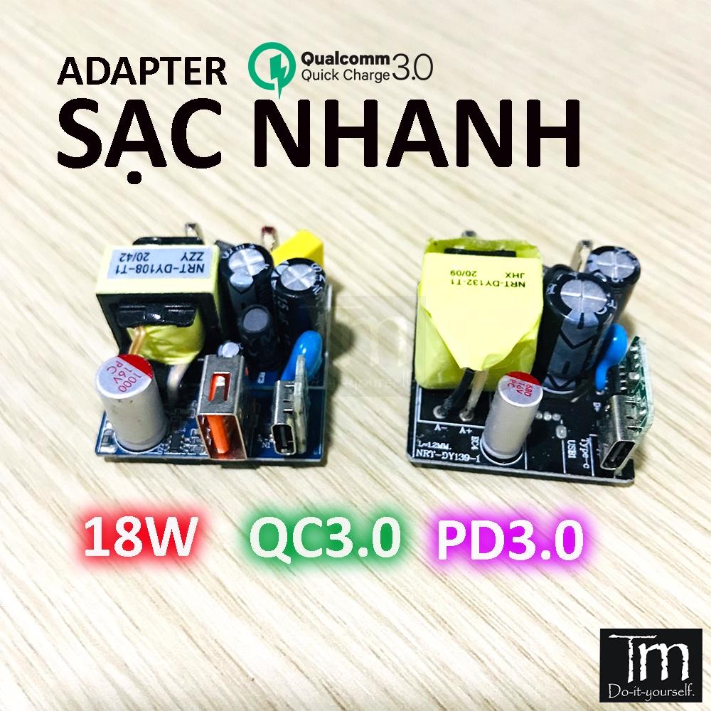 Nguồn Adapter Sạc Nhanh PD 3.0 18W