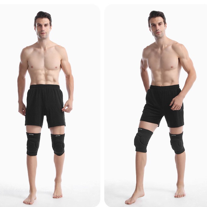 Đai miếng đệm bảo vệ đầu gối AOLIKES A-0213 đàn hồi Rubber cushion anti-collision knee pad