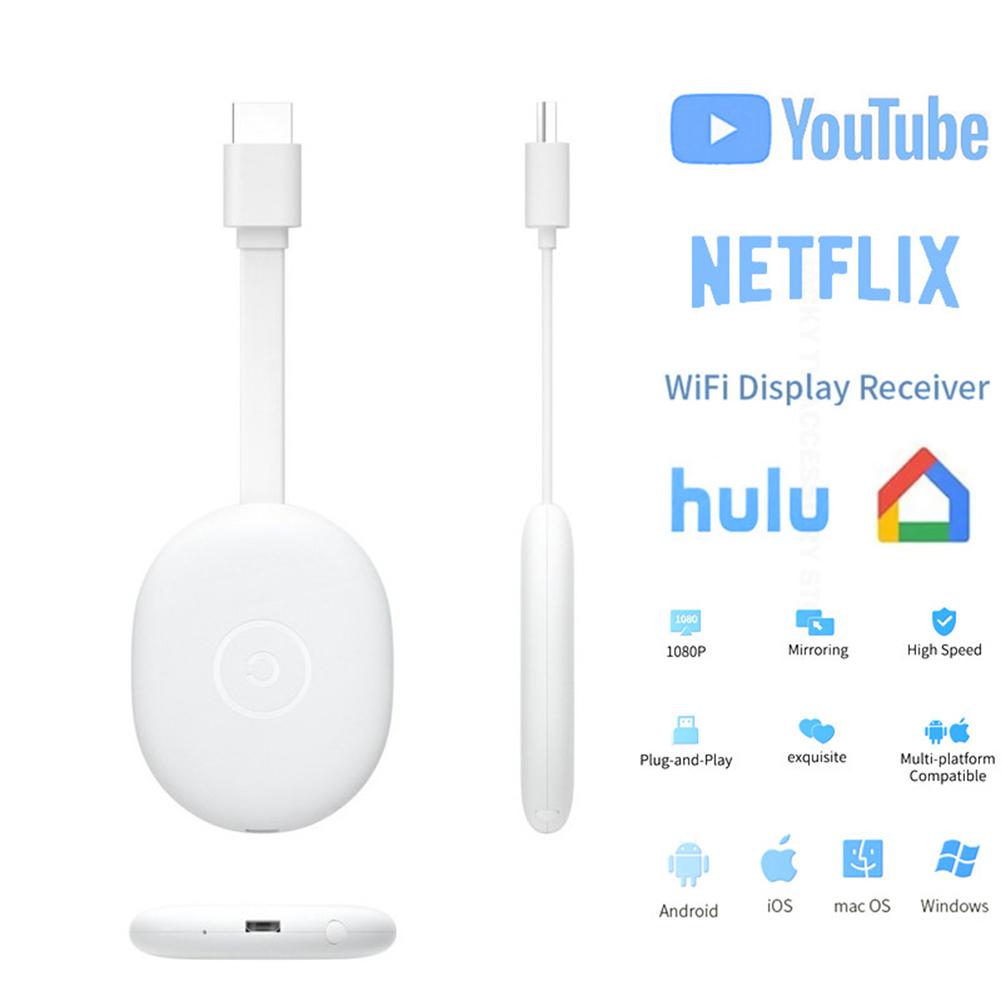 Wireless Hdmi-compatible Display Adapter Chromecast Dongle Mobile Phone HD Mirroring Screen To Monitor Projector