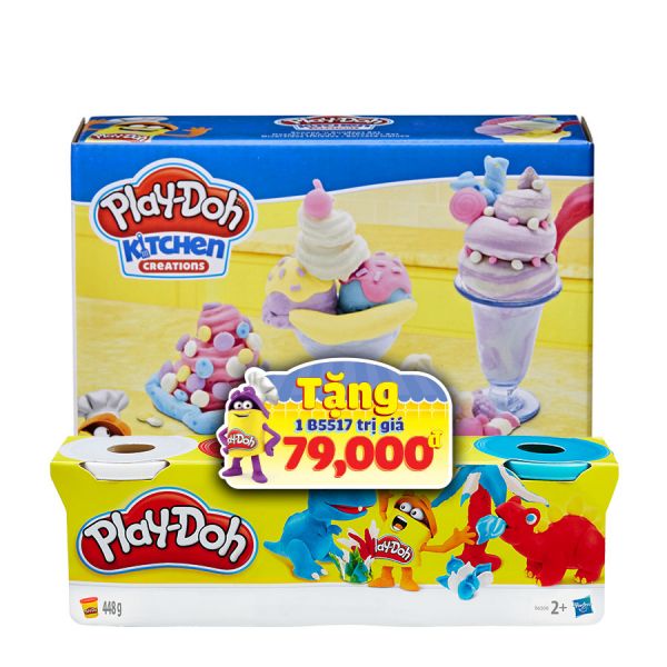 Bộ khuôn làm bếp cơ bản tặng 1 B5517 PLAYDOH CBE7253-B5517