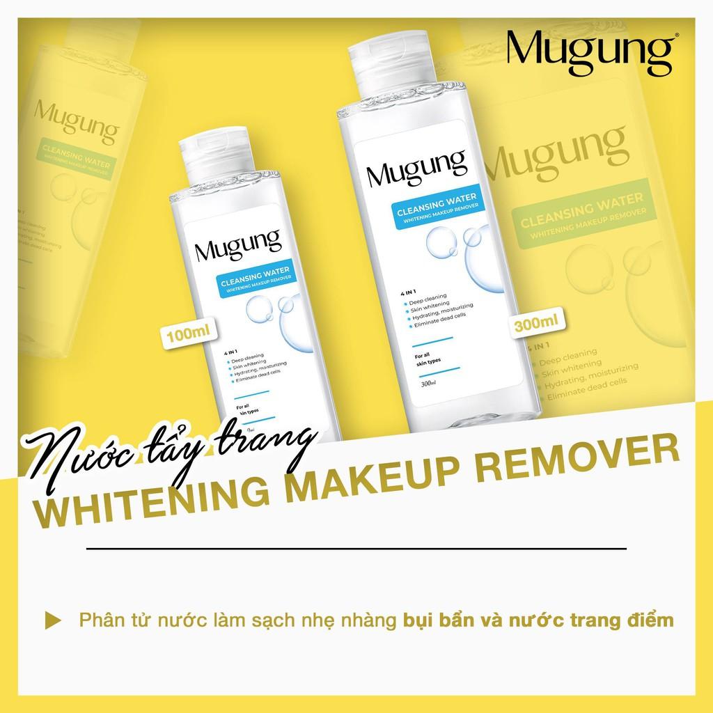 Nước tẩy trang Mugung 4 in 1 Dưỡng ẩm trắng da sạch sâu đỡ mụn makeup 300mLl