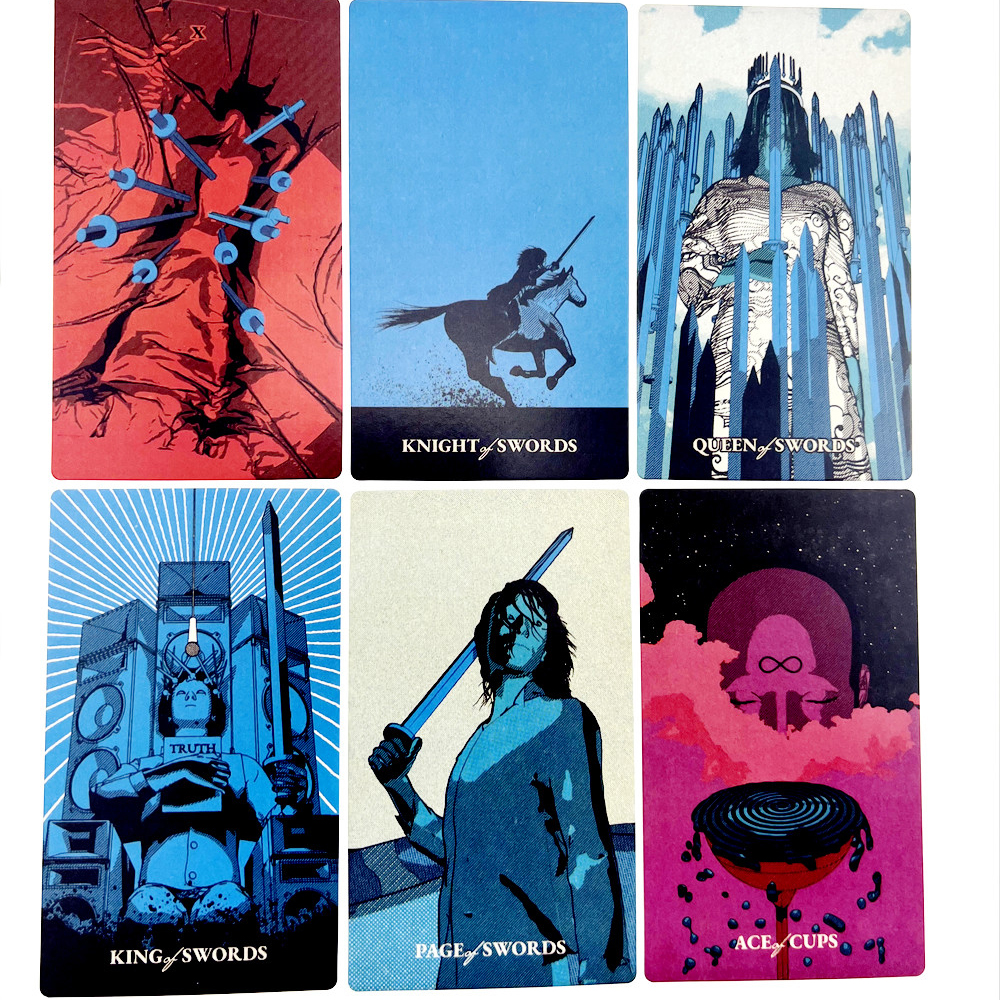 Bộ Bài Tarot of the Holy Spectrum 78 Lá Bài 7x12 Cm Tặng Đá Thanh Tẩy