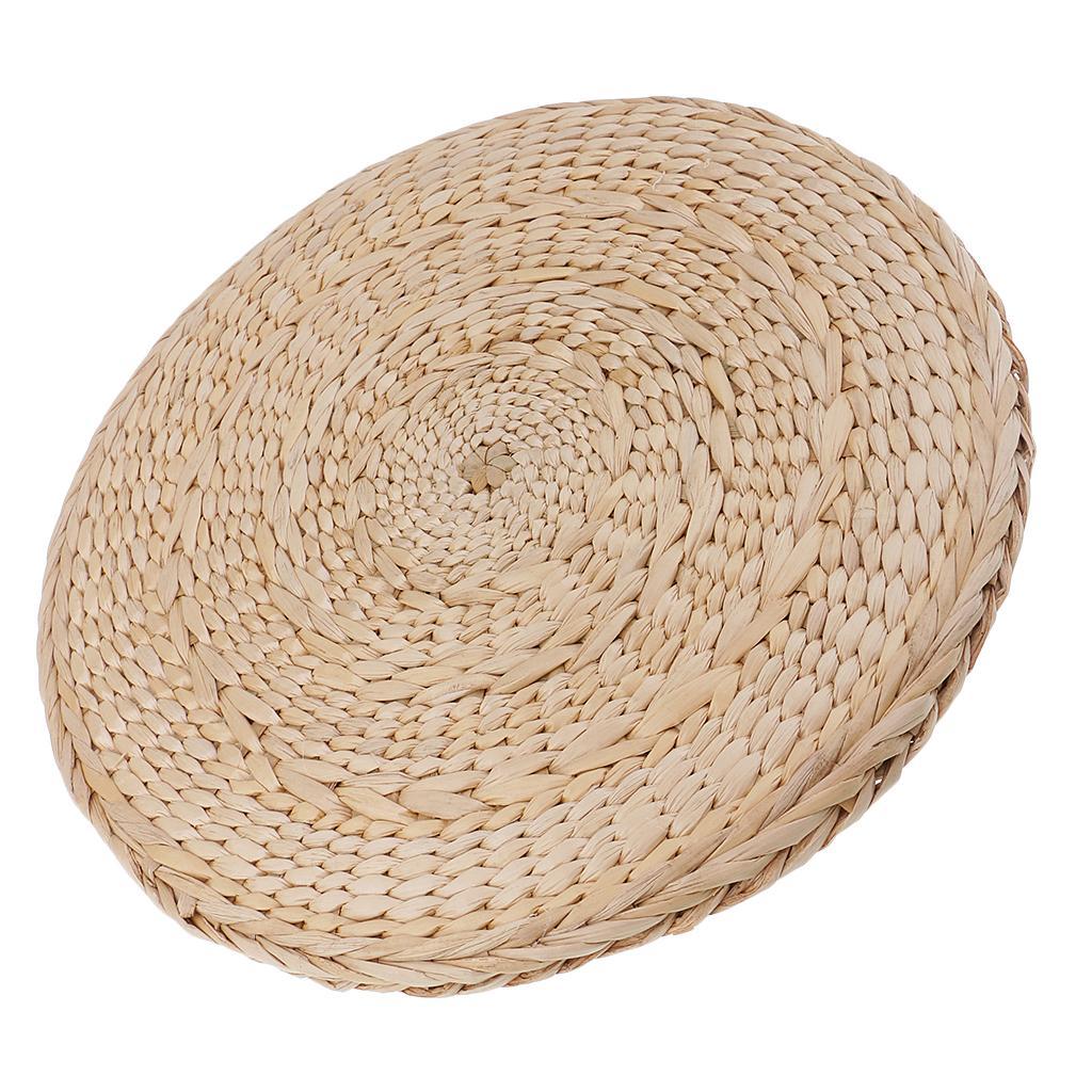 2X 30 cm weaving tatami cushion seat mat round cushion tea chair