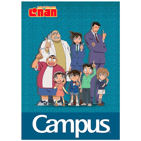 Vở A4 200 Trang Campus Conan Group - Kẻ Ngang Có Chấm - NB-A4CN200