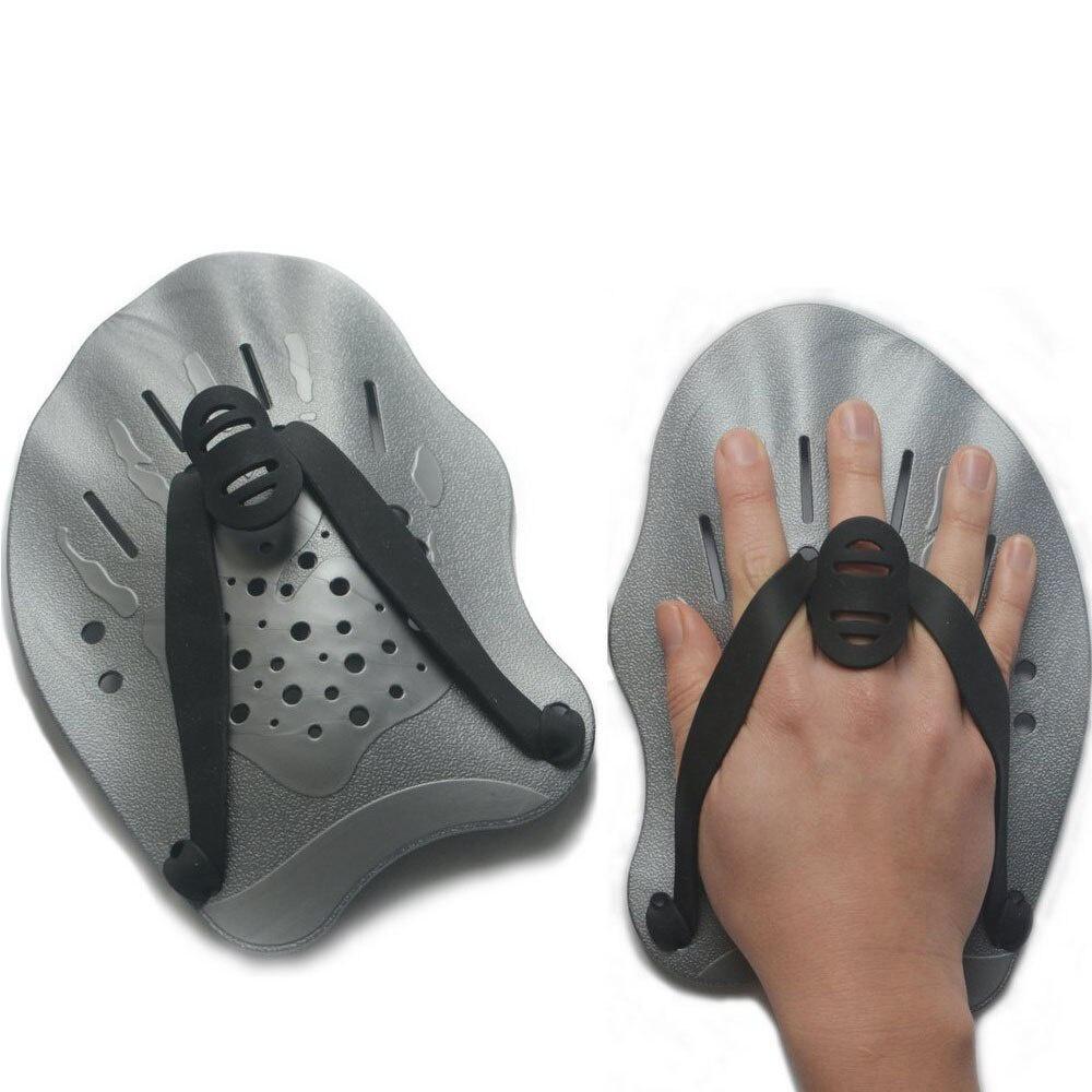 1 Pair Swimming Paddles Training Adjustable Hand Webbed Gloves Padel Fins Flippers for Adult Men Women Kids