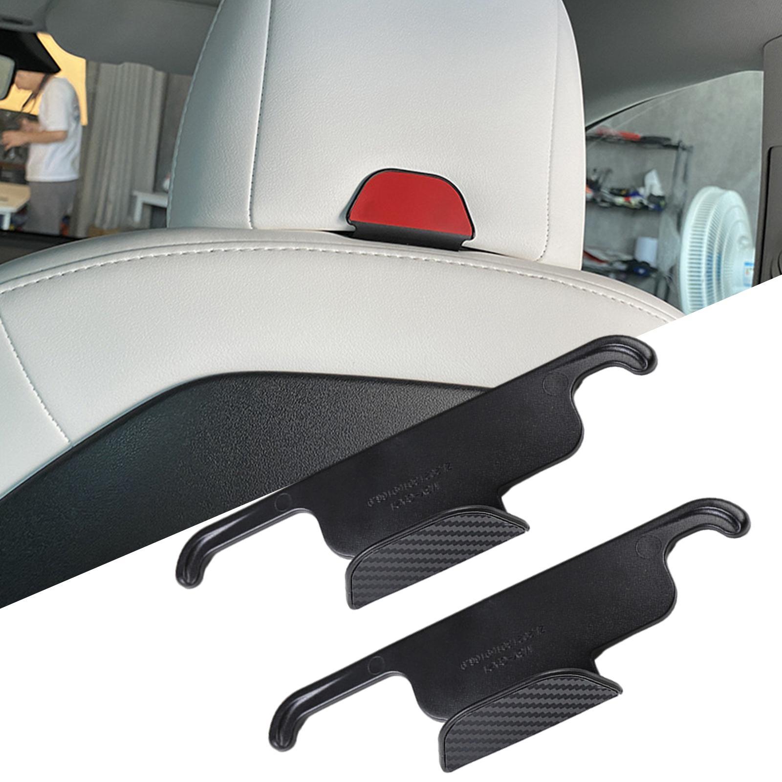 2Pcs Car Seat Headrest Hanger for Tesla Model 3 Model Y Replacement Easy to Install