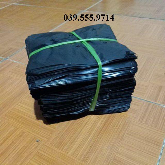 1kg túi bầu đen ươm cây giống kích cỡ 11x13 - Túi Ươm cây tái sử dụng nhiều lần