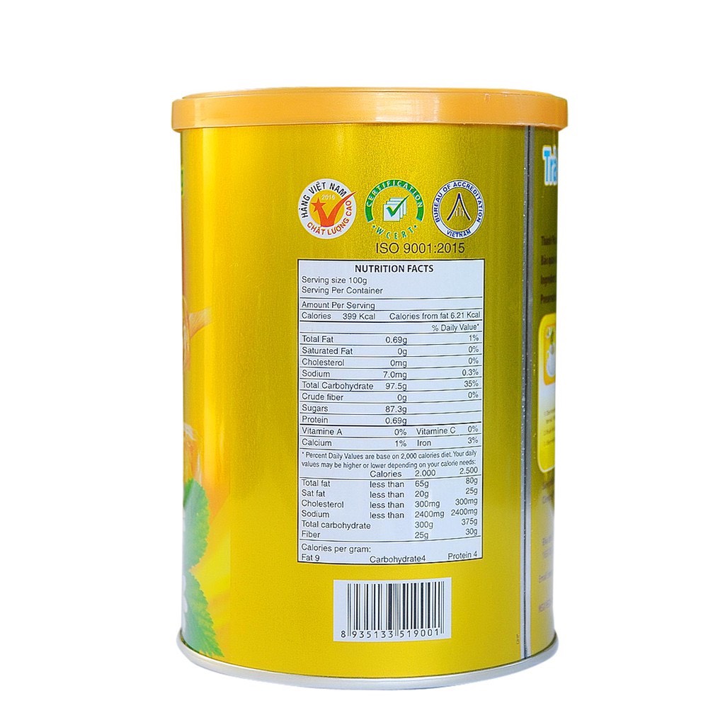 Trà hoa cúc mật ong Thanh Bình - Lon 400g, tốt cho bà bầu, lợi sữa, giảm cân, thanh lọc, đẹp da, tăng cường đề kháng 