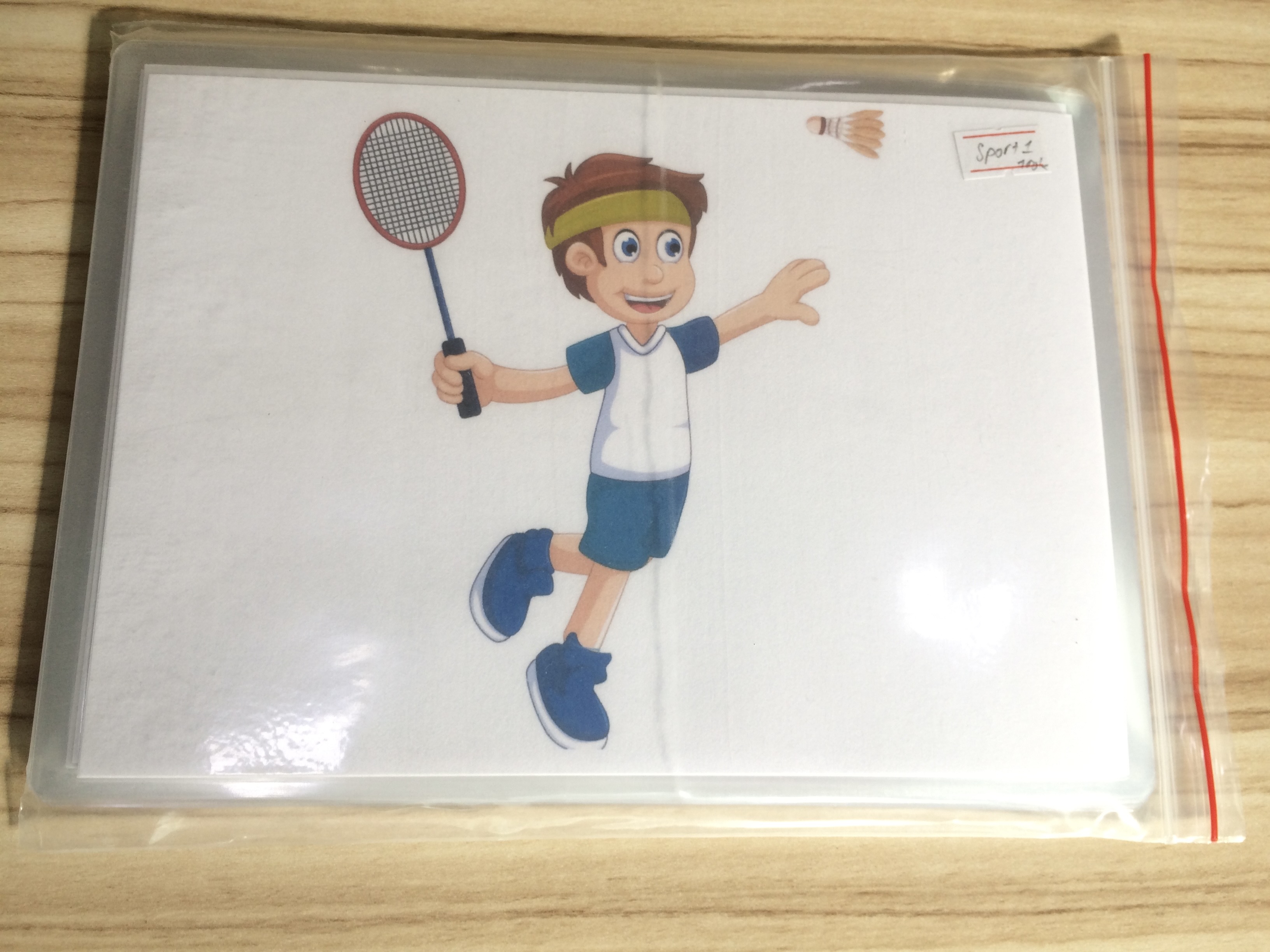 Sport Flashcards - Set 1 - Thẻ học tiếng Anh chủ đề Các môn thể thao - Bộ 1 (20 cards): Badminton, baseball, basketball, bungee jumping, fishing, football