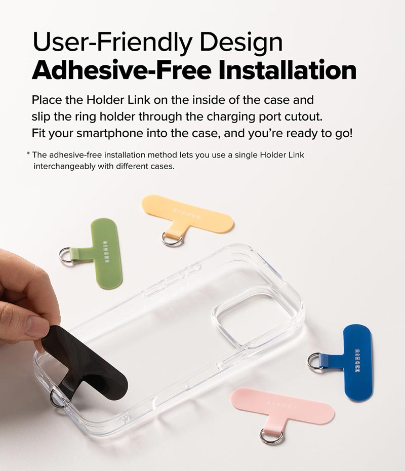 Dây đeo RINGKE Holder Link Flow Hand Strap P-Type - Hàng Chính Hãng