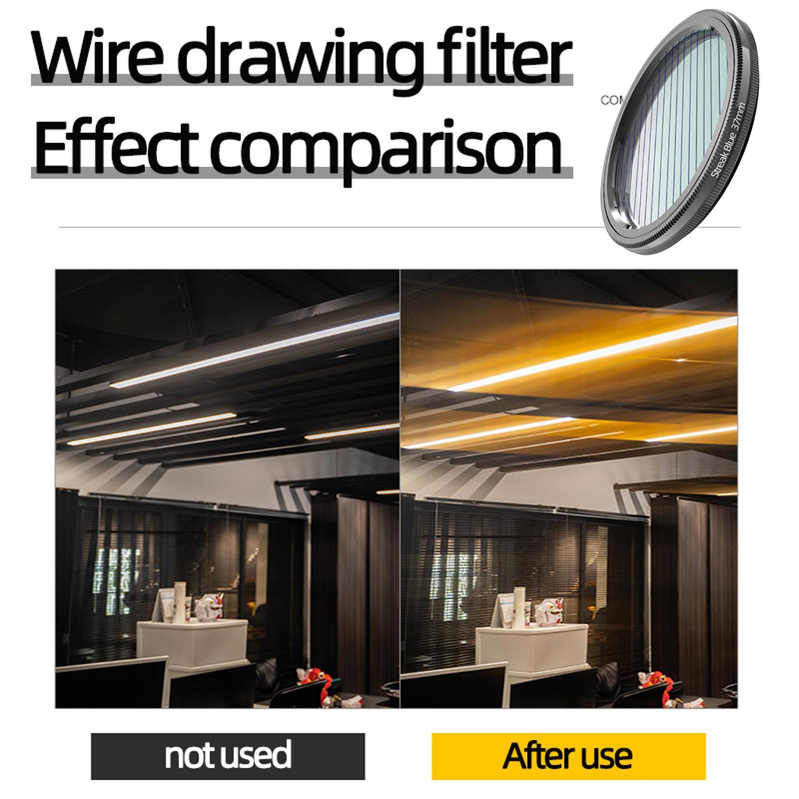 Photography Tool Blue Brushed Filter Light Effect filter Filter for DSLR Cinematice Video