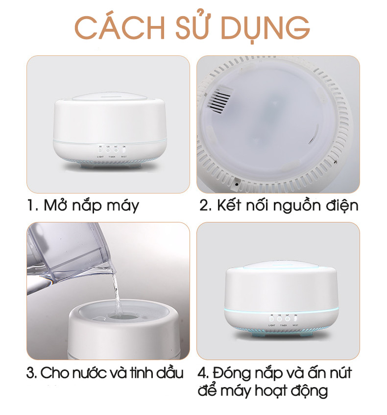 Máy khuếch tán tinh dầu cao cấp IKT6650 - Cảm ứng. [Tặng kèm lọ tinh dầu Sả chanh cao cấp Vemoda 10ml]. Máy xông tinh dầu thiên nhiên. Máy tỏa hương tinh dầu làm thơm phòng [Sử dụng sạc USB