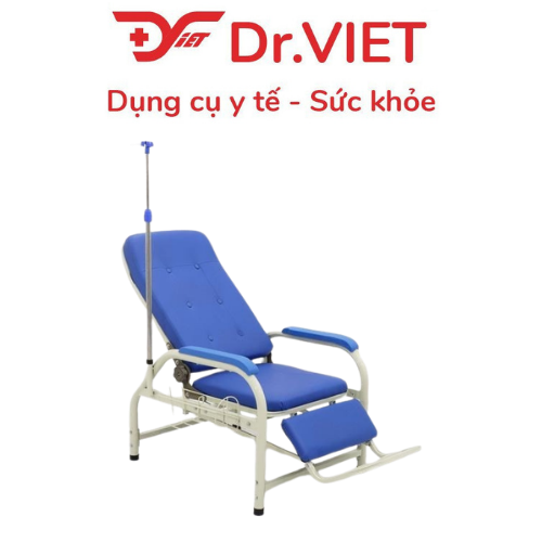 Ghế tiêm truyền khung thép sơn tĩnh điện GBM-302A