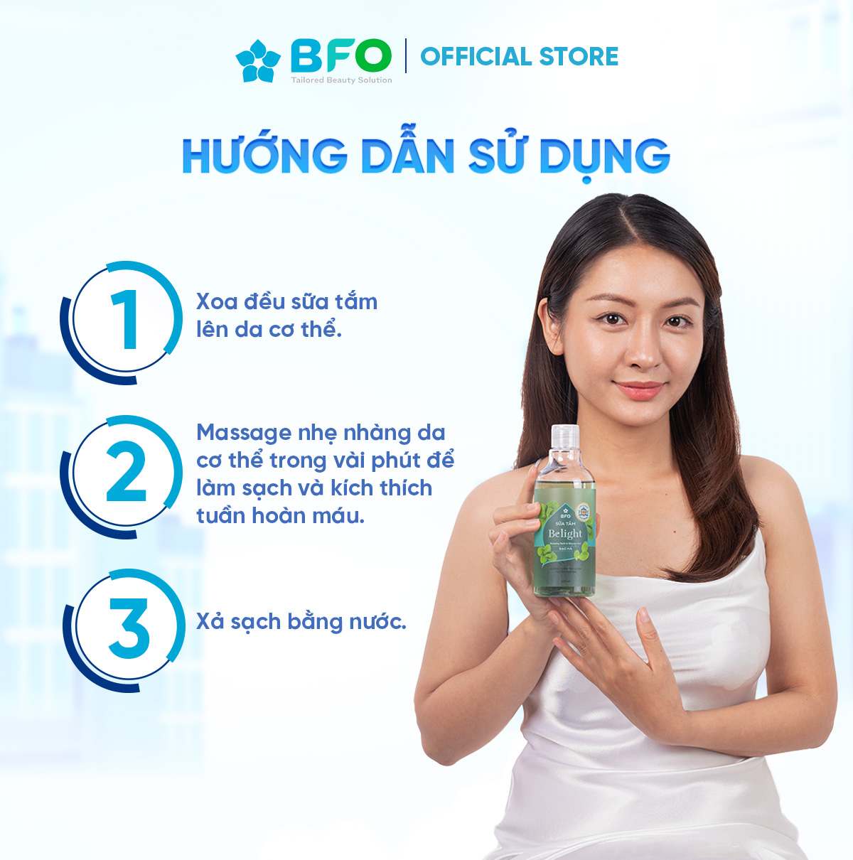 Sữa Tắm Tinh Dầu Thư Giãn Thiên Nhiên Belight Giúp Da Mềm Mại Ngừa Mụn Lưu Hương Suốt Ngày Dài Dung Tích 330ml