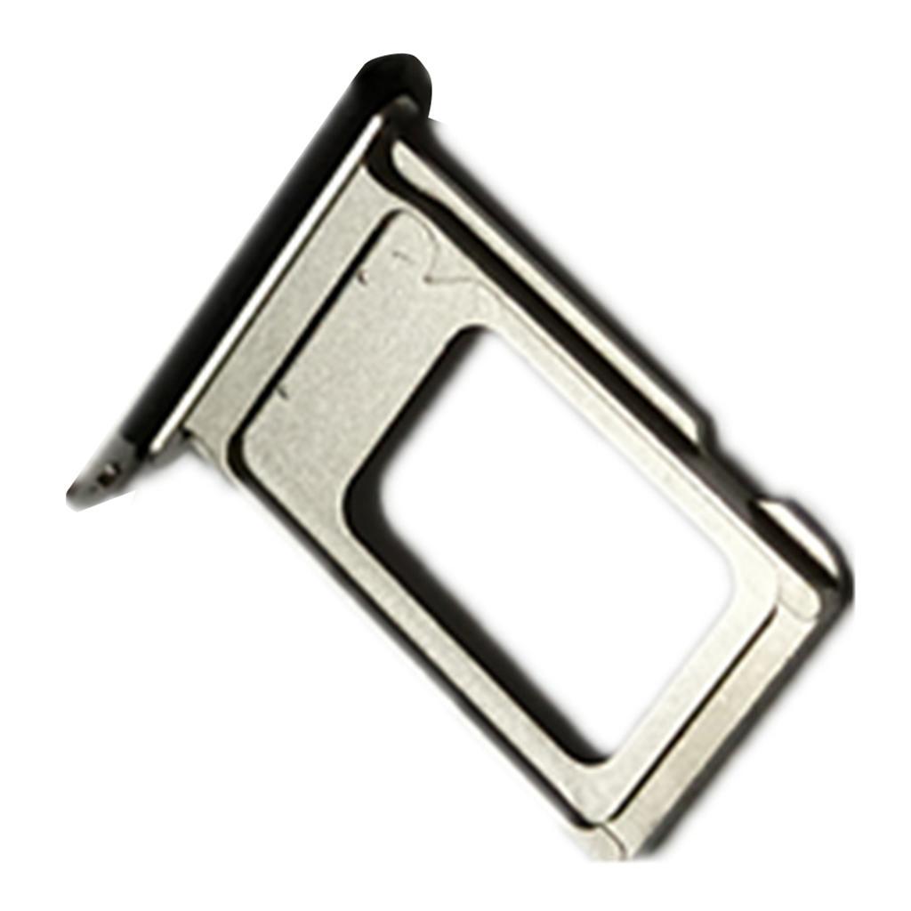 Phone Dual Sim Card Holder Slot Tray Replacement for iPhoneXs Max silver