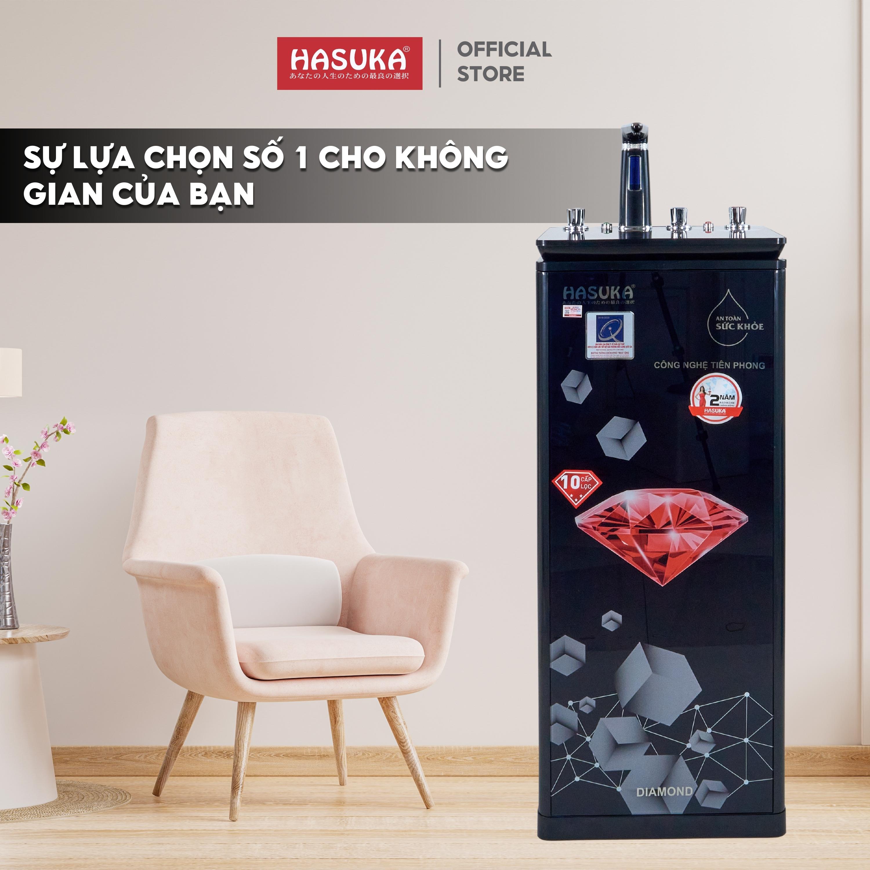 Máy lọc nước Hasuka HSK-RO 110KĐH 3CN (Block) công suất nóng/lạnh 500W/120W 3 chức năng nóng, lạnh, thường (BH 24 tháng) - HÀNG CHÍNH HÃNG