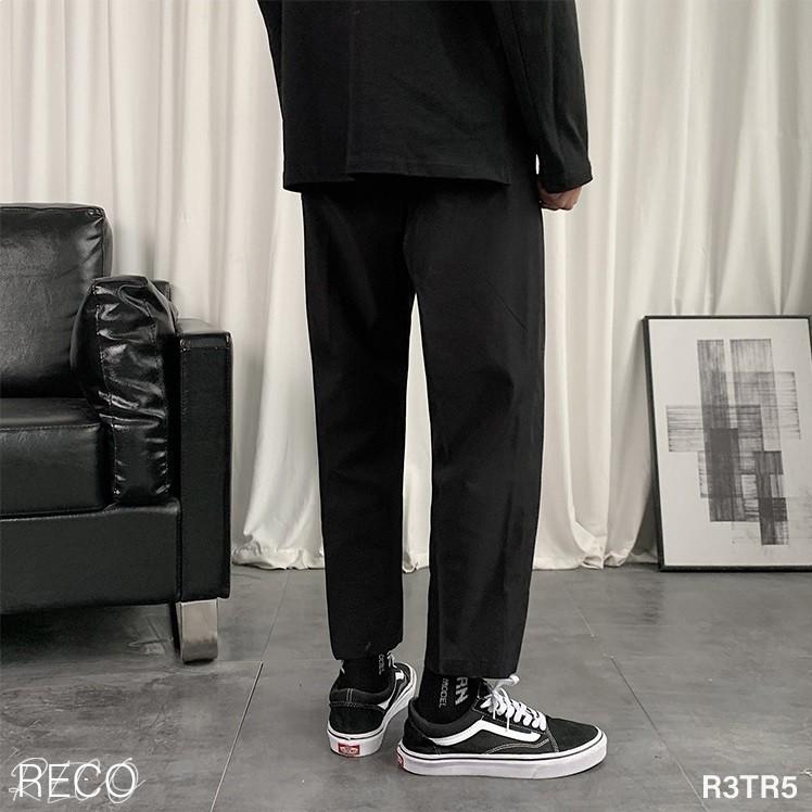 Quần vải nam Hàn Quốc cao cấp dáng vừa Trousers Loose R3TR5