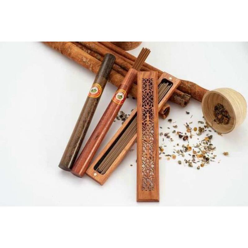 Nhang trầm /Nhang Quế không tăm sạch/ống dài 20cm/Thơm dịu nhẹ/không cay mắt/ không đen trần nhà