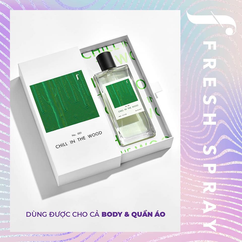 Nước hoa F Fresh Spray Chill In The Wood 100ml - Oday Cosmetics