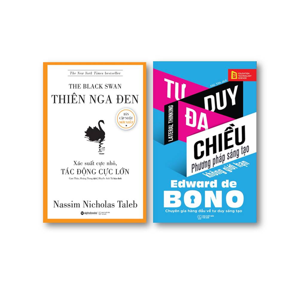 Combo Sách Tư Duy: Tư Duy Đa Chiều + Thiên Nga Đen - Xác Suất Cực Nhỏ, Tác Động Cực Lớn