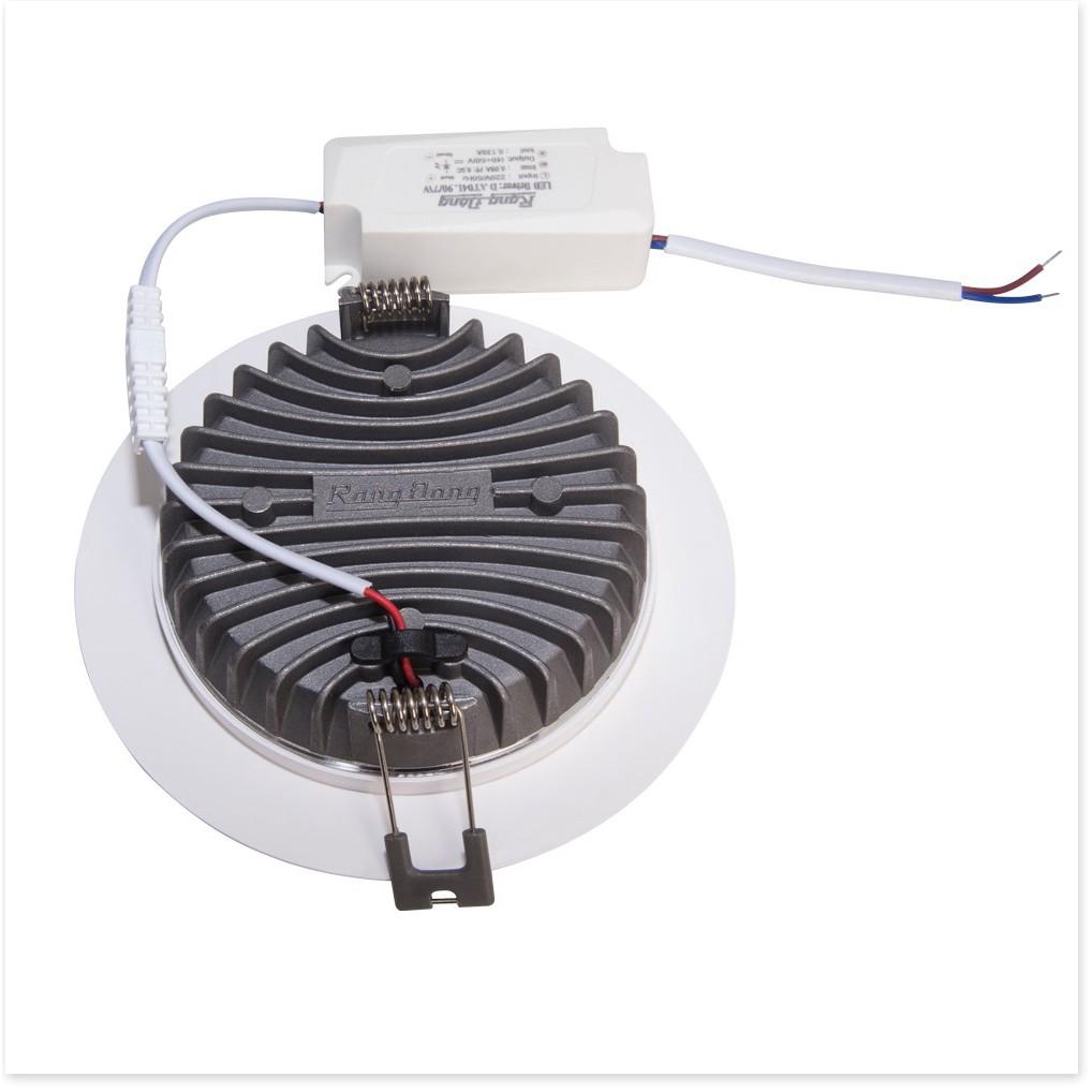 Đèn LED Downlight âm trần đổi màu 7W Rạng Đông AT02 ĐM 90/7W, Vỏ nhôm đúc