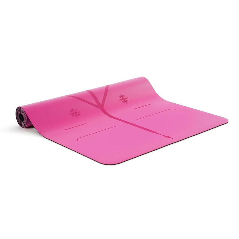 Thảm tập yoga định tuyến PU Liforme Gratitude - Grateful Pink 4.2mm