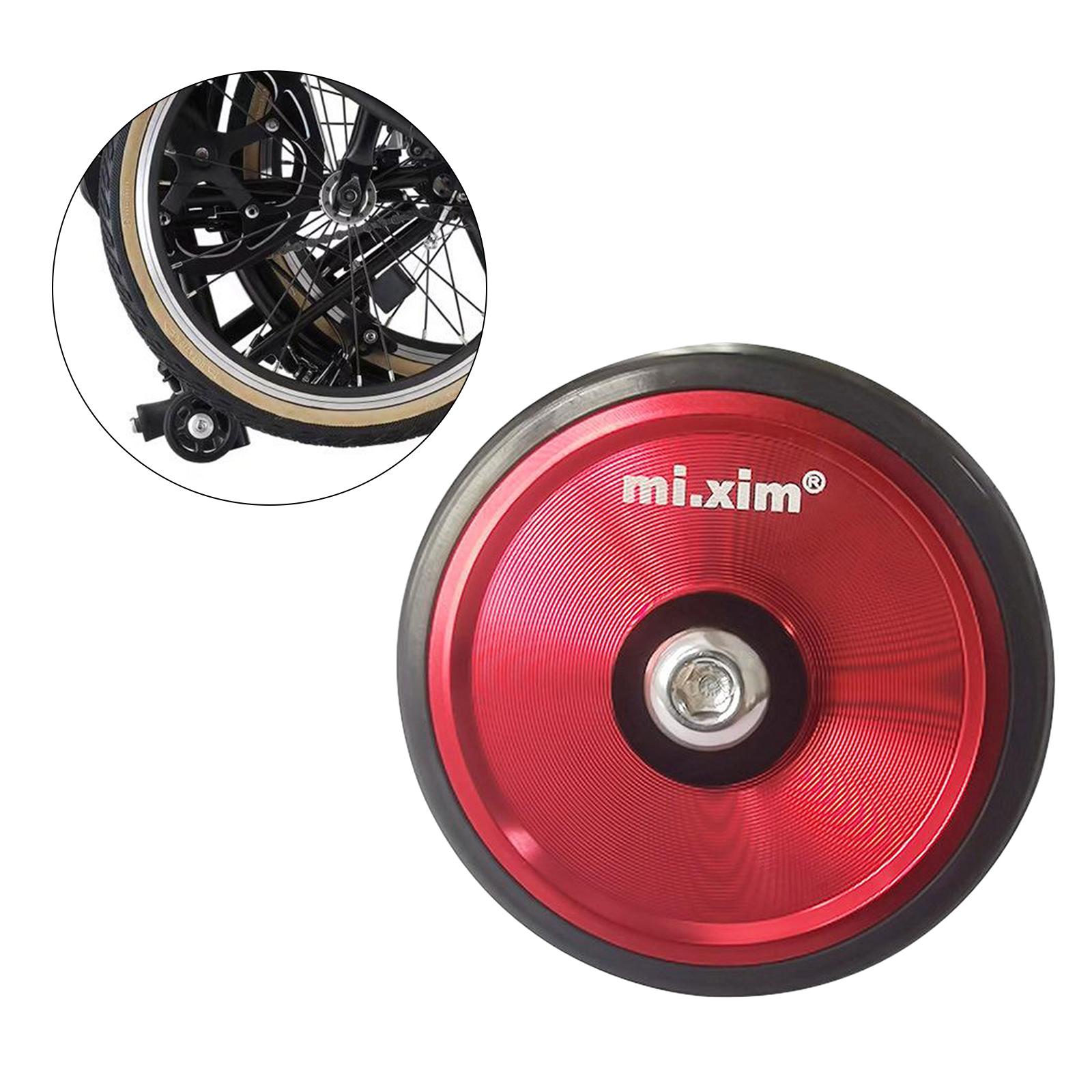 Folding Bike Easy Wheels Foldable Bicycle Transportation EZ Wheel Red