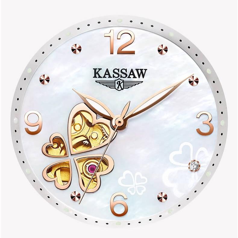 Đồng hồ nữ chính hãng KASSAW K910-2 Chống Nước ,chống xước ,kính sapphire, bảo hành 24 tháng Thời Trang Cho Nữ thiết kế đơn giản trẻ trung và sang trọng