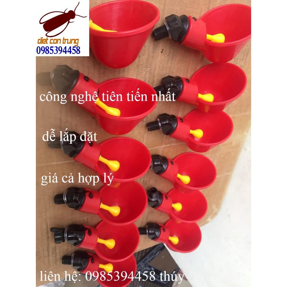Combo 10 sp Máng uống tự động cho chim - gà - vịt - ngan