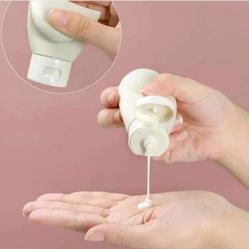 Set 3 lọ chiết dầu gội sữa tắm, combo 3 tuýt chiết mỹ 60ml kèm túi zip tiện lợi