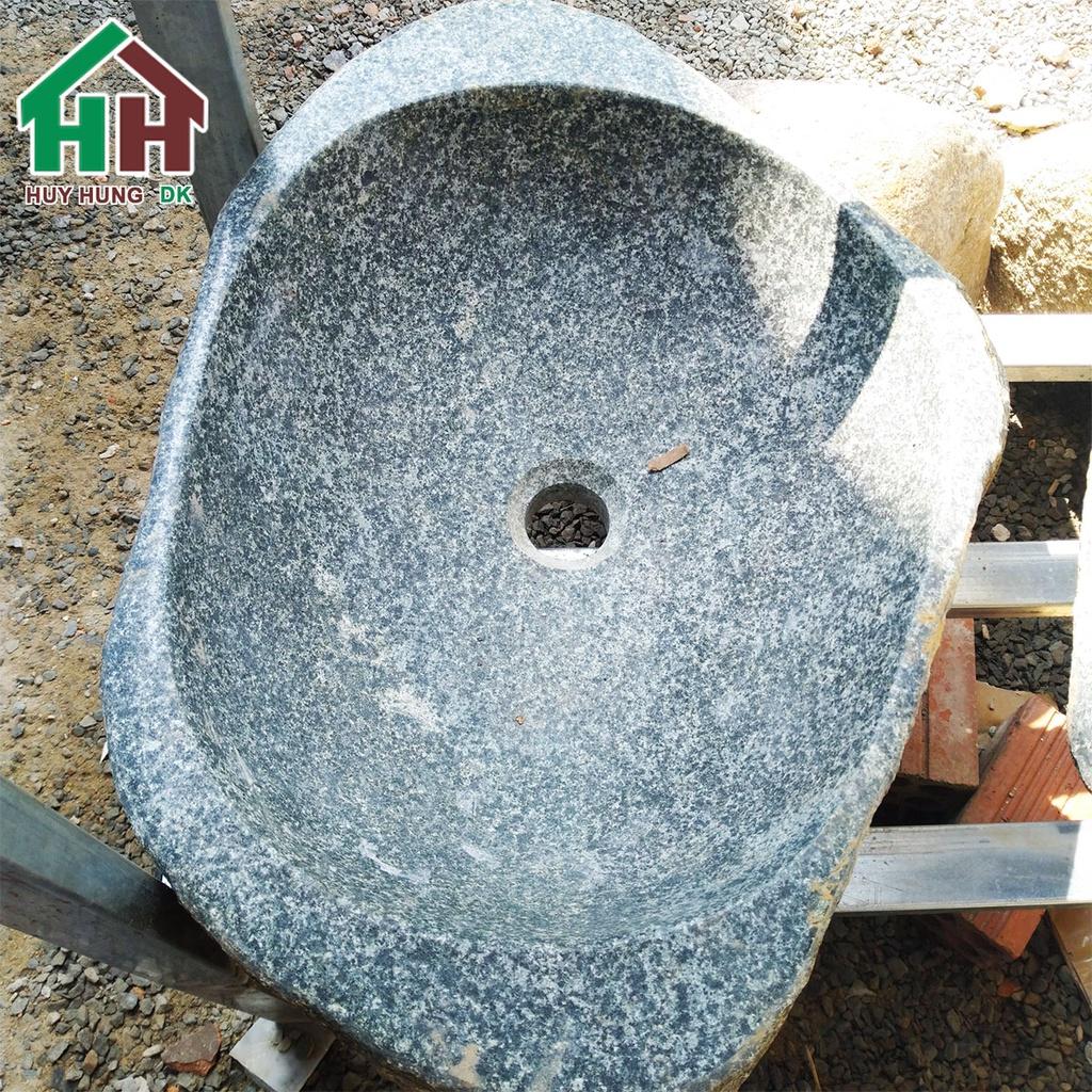 Lavabo đá Granite - Chưa kèm vòi - 60cm x 17cm