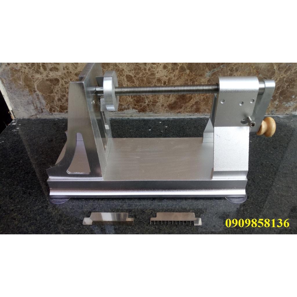 MÁY CẮT KHOAI TÂY DẠNG SỢI - máy cắt sợi cà rốt - Máy cắt củ khoai tây quấn tôm
